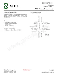 SLG7NT4618V Datenblatt Cover