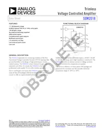 SSM2018TPZ Datasheet Copertura