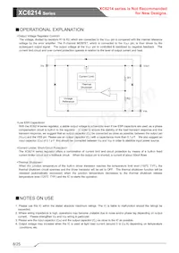 XC6214P502PR-G Datasheet Page 8