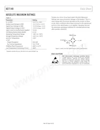 AD7148ACPZ-1500RL7 Datasheet Page 6