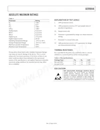 AD9984AKCPZ-140 Datasheet Pagina 5