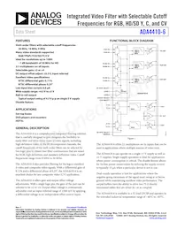 ADA4410-6ACPZ-R2 Datenblatt Cover
