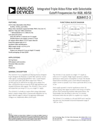 ADA4412-3ARQZ-RL Datenblatt Cover