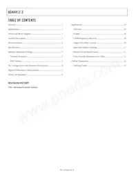 ADA4412-3ARQZ-RL Datasheet Pagina 2