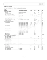 ADA4412-3ARQZ-RL Datenblatt Seite 3