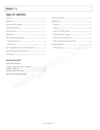 ADA4417-3ARMZ-R7 Datasheet Page 2