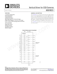 ADDI9023BBCZRL Datasheet Copertura