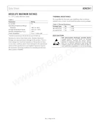 ADN2841ACPZ-32-RL7 Datasheet Page 5