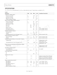 ADN2870ACPZ-RL7數據表 頁面 3