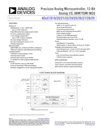 ADUC7019BCPZ62IRL7 Datasheet Cover