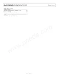 ADUC7019BCPZ62IRL7 Datasheet Pagina 4