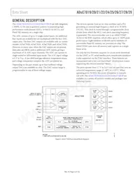 ADUC7019BCPZ62IRL7 Datasheet Pagina 5