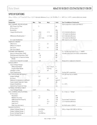 ADUC7019BCPZ62IRL7數據表 頁面 11