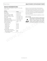 ADUC7019BCPZ62IRL7 Datasheet Page 21