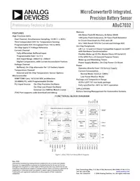 ADUC7032BSTZ-8V-RL Datenblatt Cover