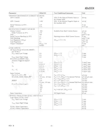 ADUC834BCPZ-REEL Datasheet Page 5
