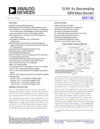 ADV7180WBSTZ-REEL Datenblatt Cover