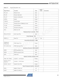 AT32UC3C2512C-A2ZR Datasheet Pagina 22