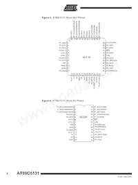 AT89C5131A-PUTIM數據表 頁面 6