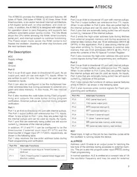 AT89C52-16JI Datasheet Pagina 3