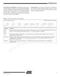 AT89LS53-12PI Datasheet Pagina 7