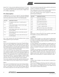 AT89S53-24JU Datasheet Pagina 4