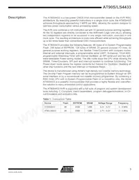 AT90LS4433-4PI Datasheet Pagina 3