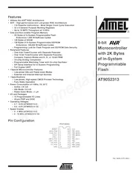 AT90S2313-4SI Datasheet Copertura