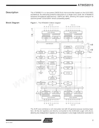 AT90S8515A-8PI Datasheet Page 3