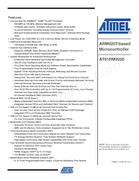 AT91RM9200-QI-002-T Datasheet Copertura