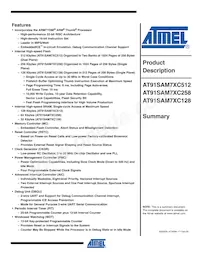 AT91SAM7XC512-CU Datasheet Copertura