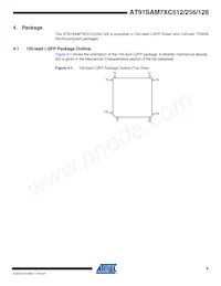 AT91SAM7XC512-CU Datasheet Pagina 9