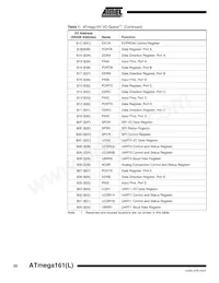 ATMEGA161L-4PI Datasheet Pagina 20