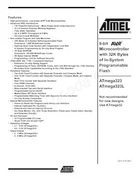 ATMEGA323L-4AI數據表 封面