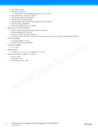 ATMEGA324P-B15AZ Datasheet Pagina 2