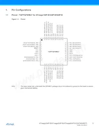 ATMEGA324P-B15AZ數據表 頁面 3