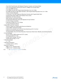 ATMEGA32U4RC-AUR Datasheet Page 2