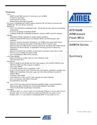 ATSAM3N4AA-AU Datenblatt Cover