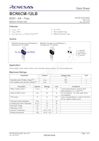 BCR6CM-12LB#BH0數據表 封面