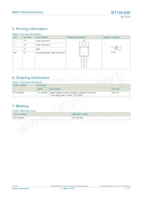 BT136-600/DG Datenblatt Seite 2