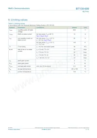 BT138-800/DG Datasheet Pagina 3