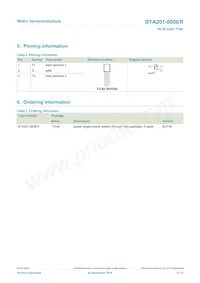 BTA201-800ER數據表 頁面 2