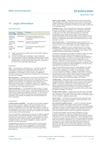 BTA204S-600C Datasheet Pagina 11