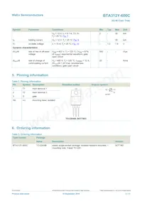 BTA312Y-600C數據表 頁面 2