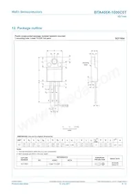 BTA408X-1000C0TQ Datasheet Pagina 9