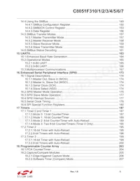 C8051F316-GMR Datasheet Pagina 5