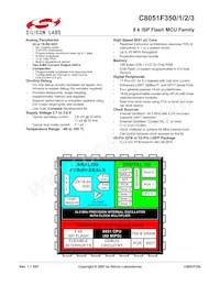 C8051F353-GMR Datasheet Cover