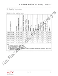 C8051T627-B-GM Datenblatt Seite 21