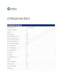 CY8C20142-SX1I數據表 封面