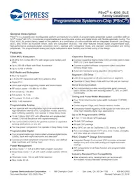 CY8C4248LQI-BL453T Datasheet Copertura